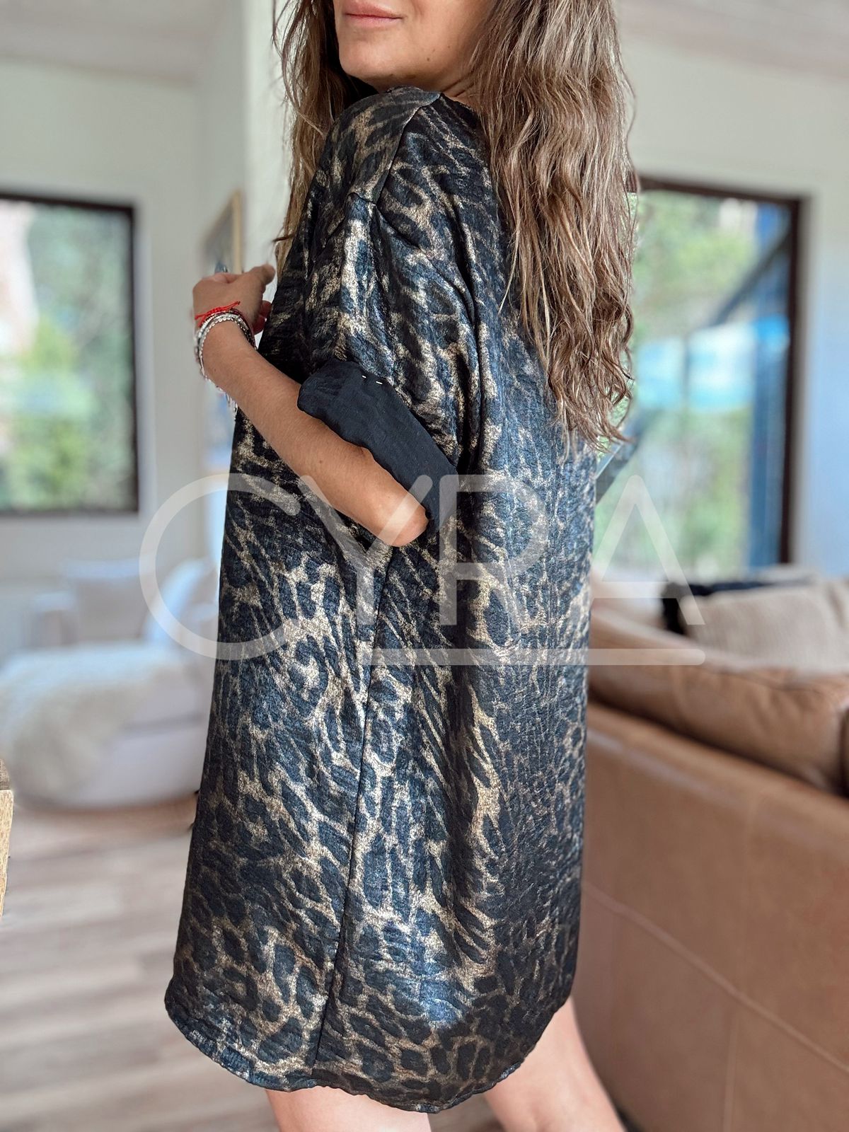 Vestido Manuela animal print