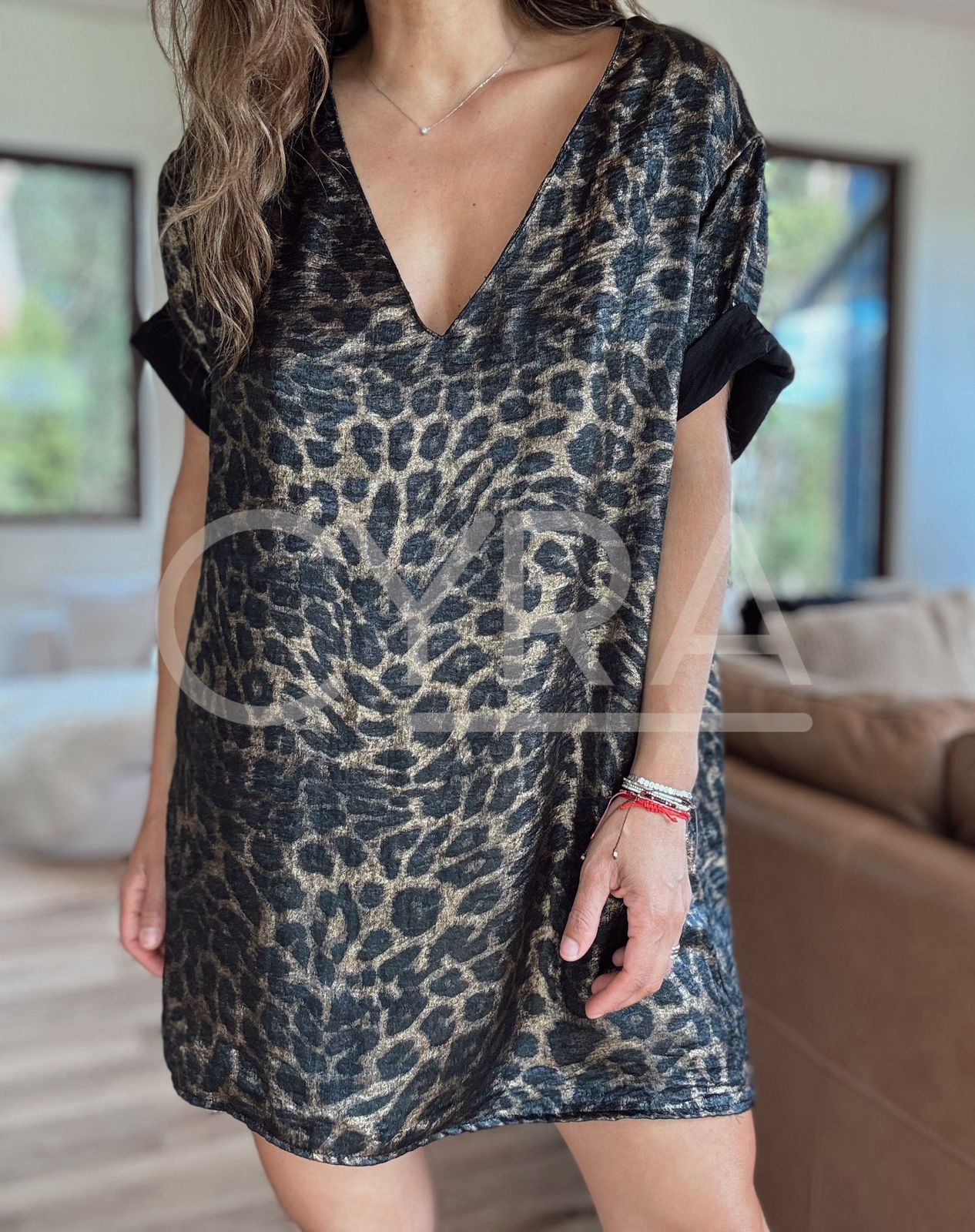 Vestido Manuela animal print