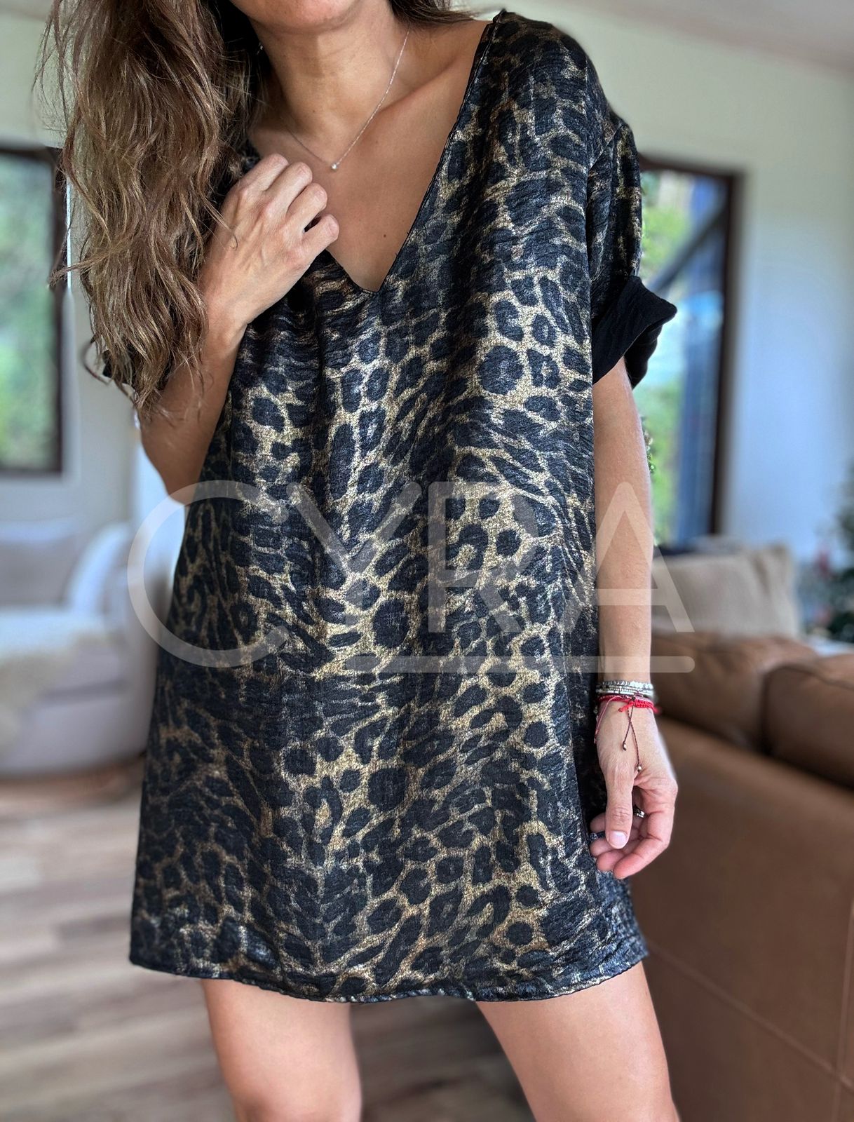 Vestido Manuela animal print