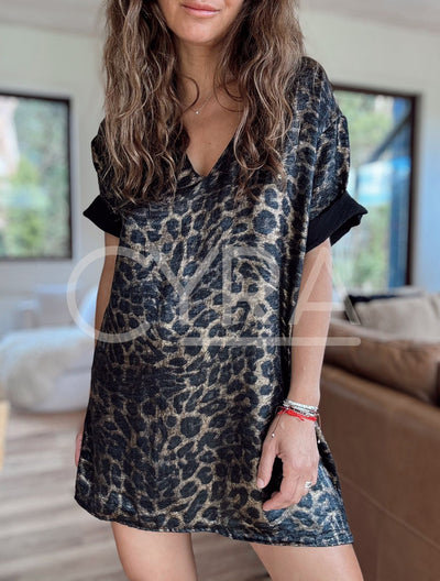 Vestido Manuela animal print