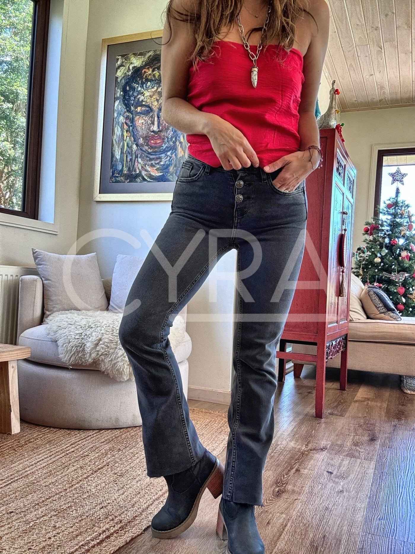 Pantalón jeans Lujo