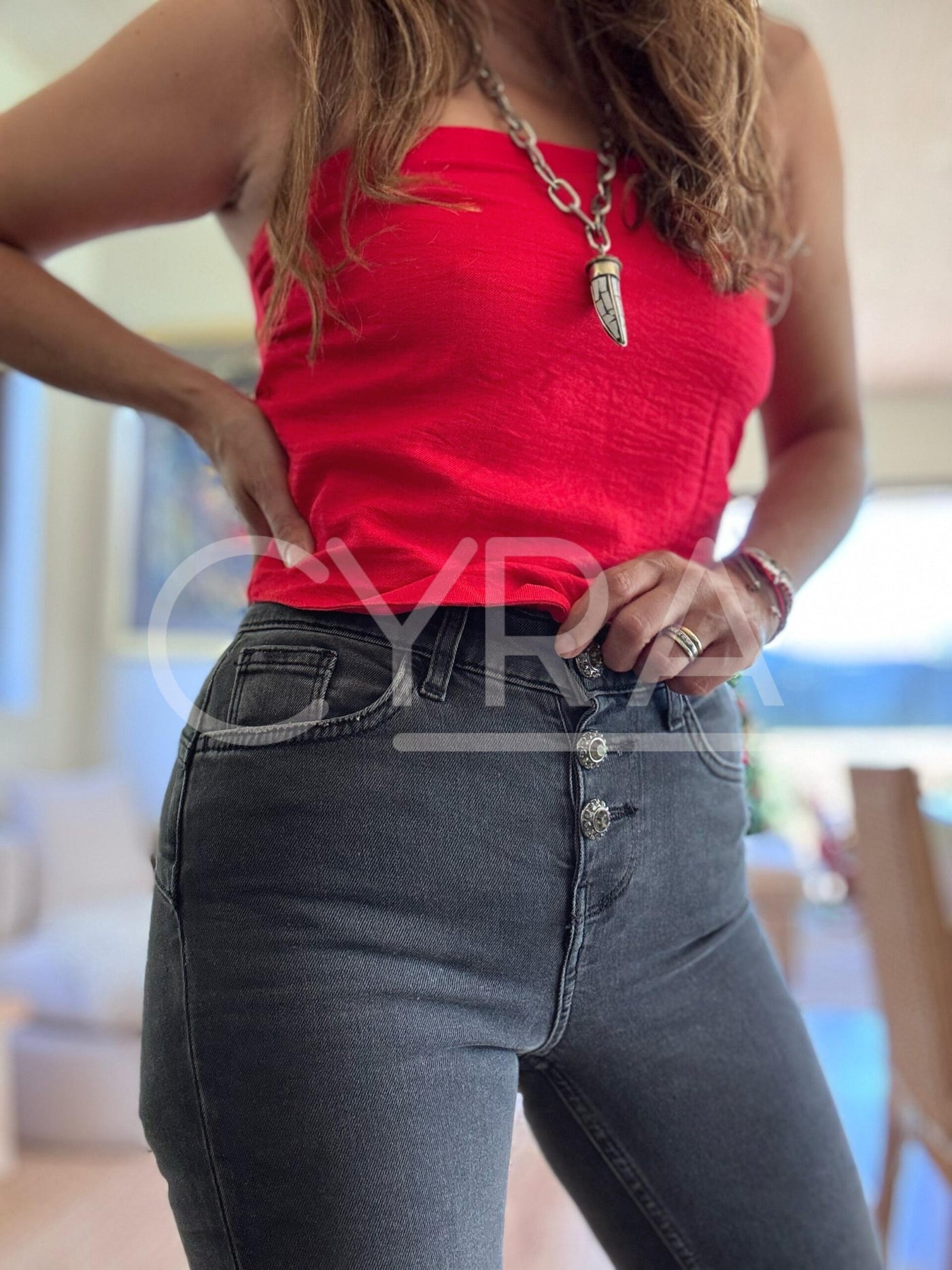 Pantalón jeans Lujo