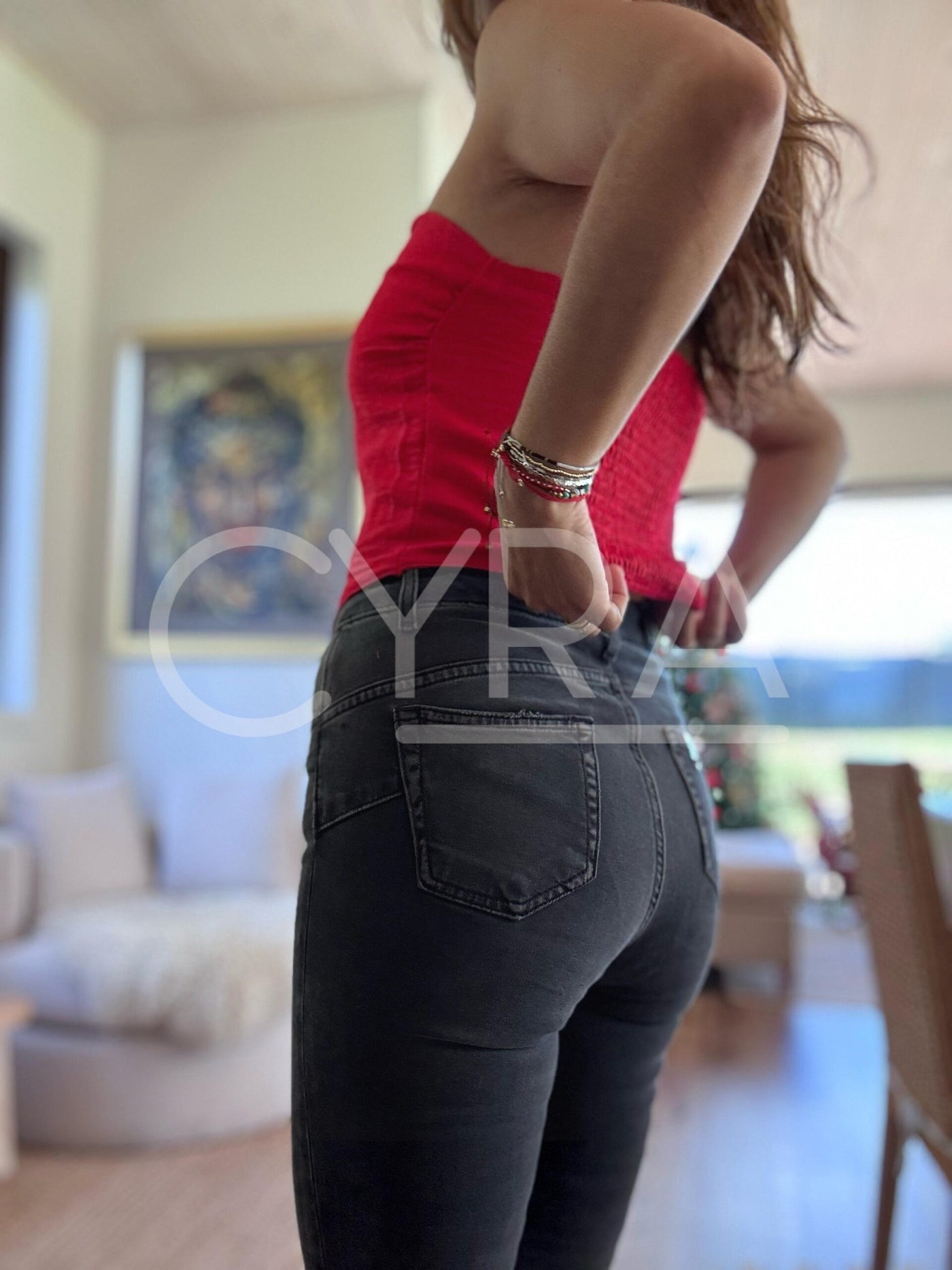 Pantalón jeans Lujo