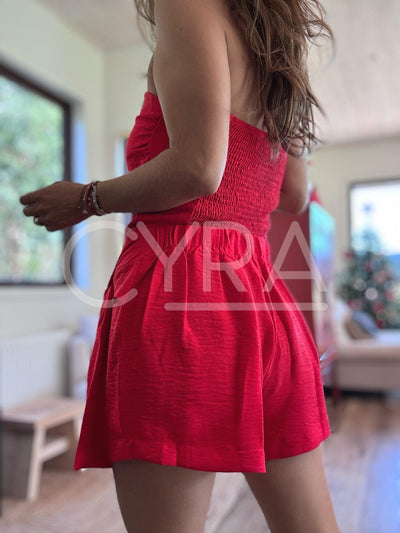 Falda pantalon Grecia Rojo