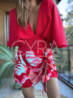 Pollera Noe rojo