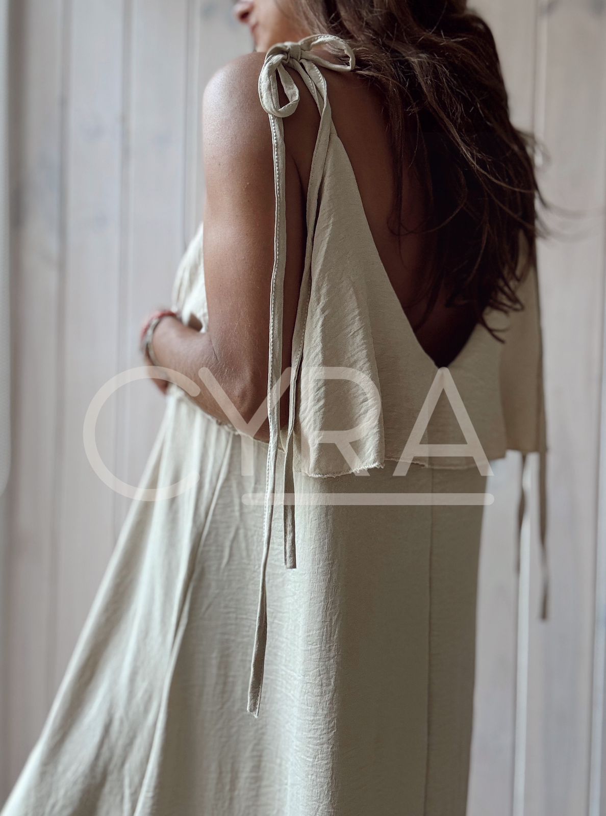 Vestido Camila crudo