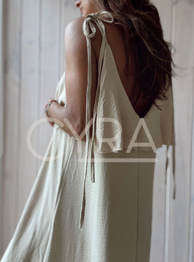 Vestido Camila crudo