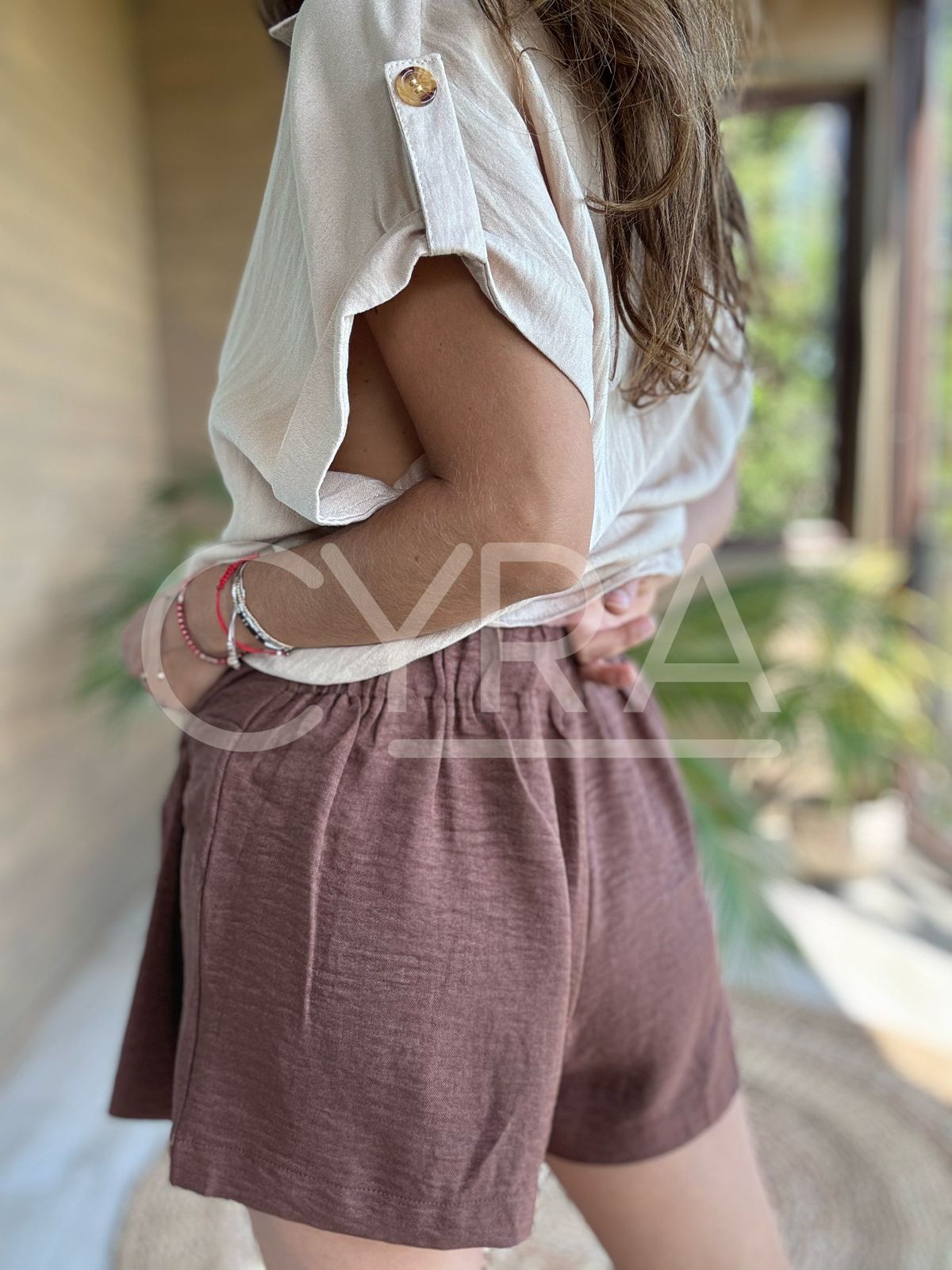 Falda Pantalon Grecia Chocolate