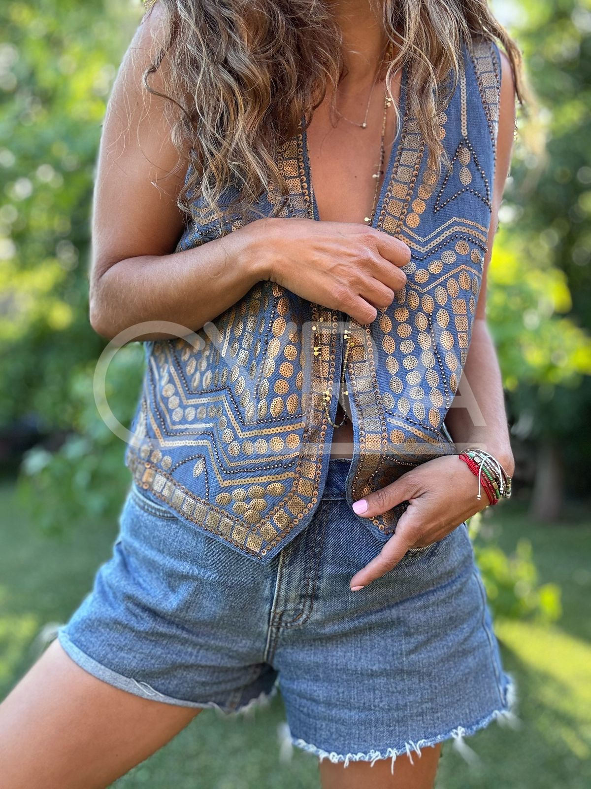 Guillete Bordado lentejuelas