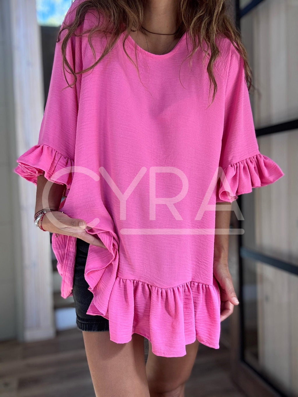 Blusón pink - Colección CYRA