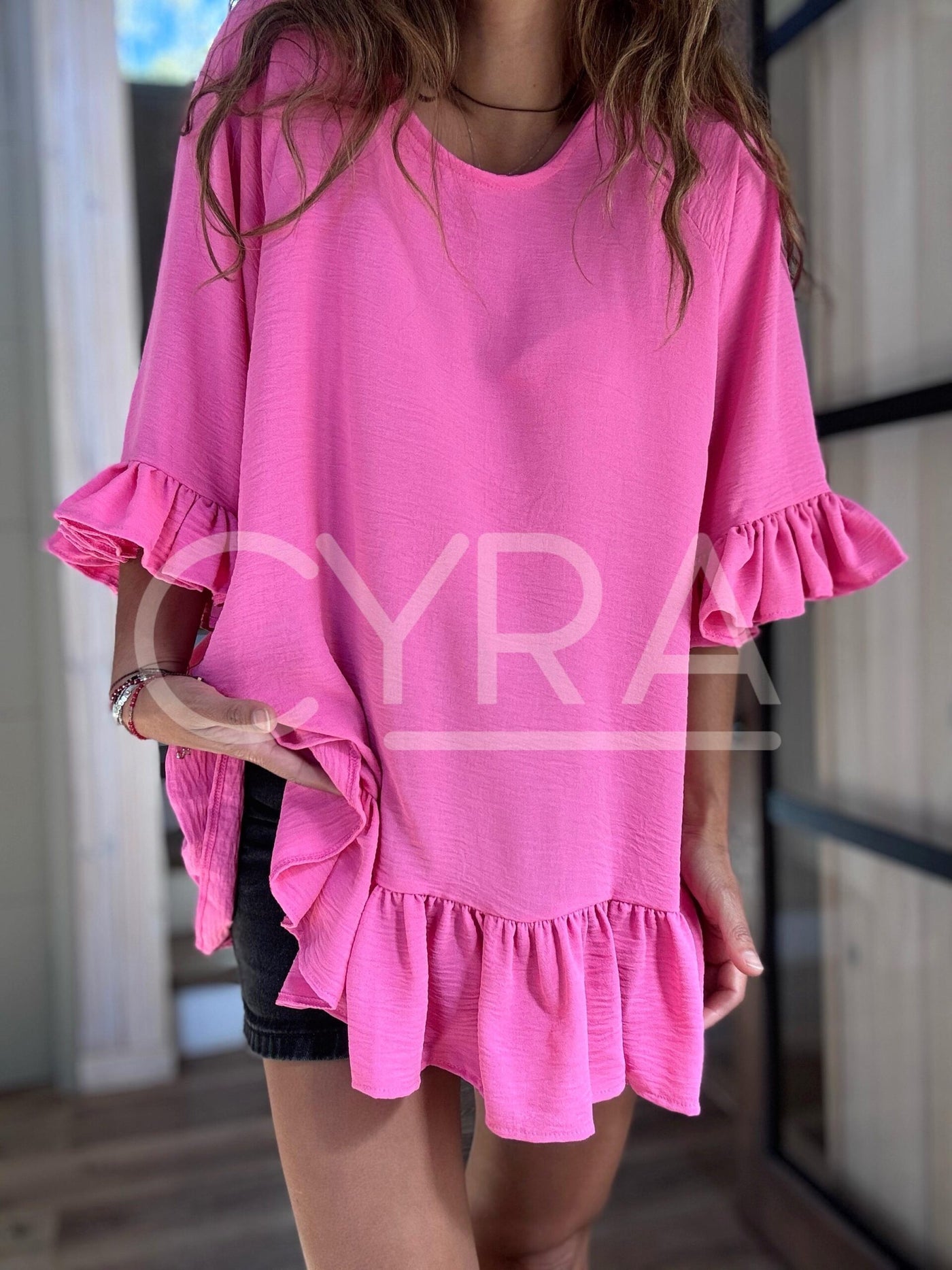 Blusón pink - Colección CYRA