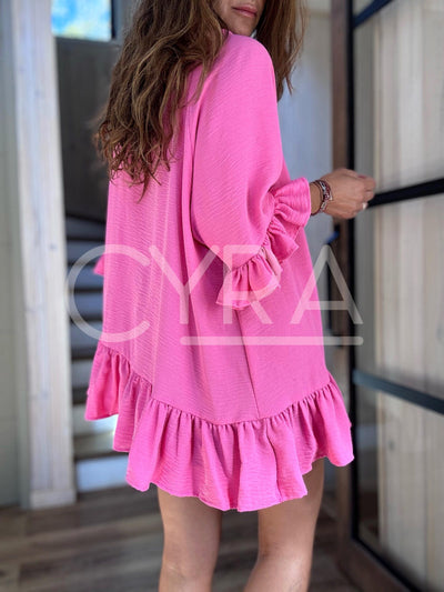 Blusón pink - Colección CYRA