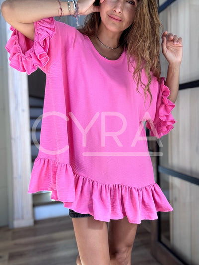 Blusón pink - Colección CYRA