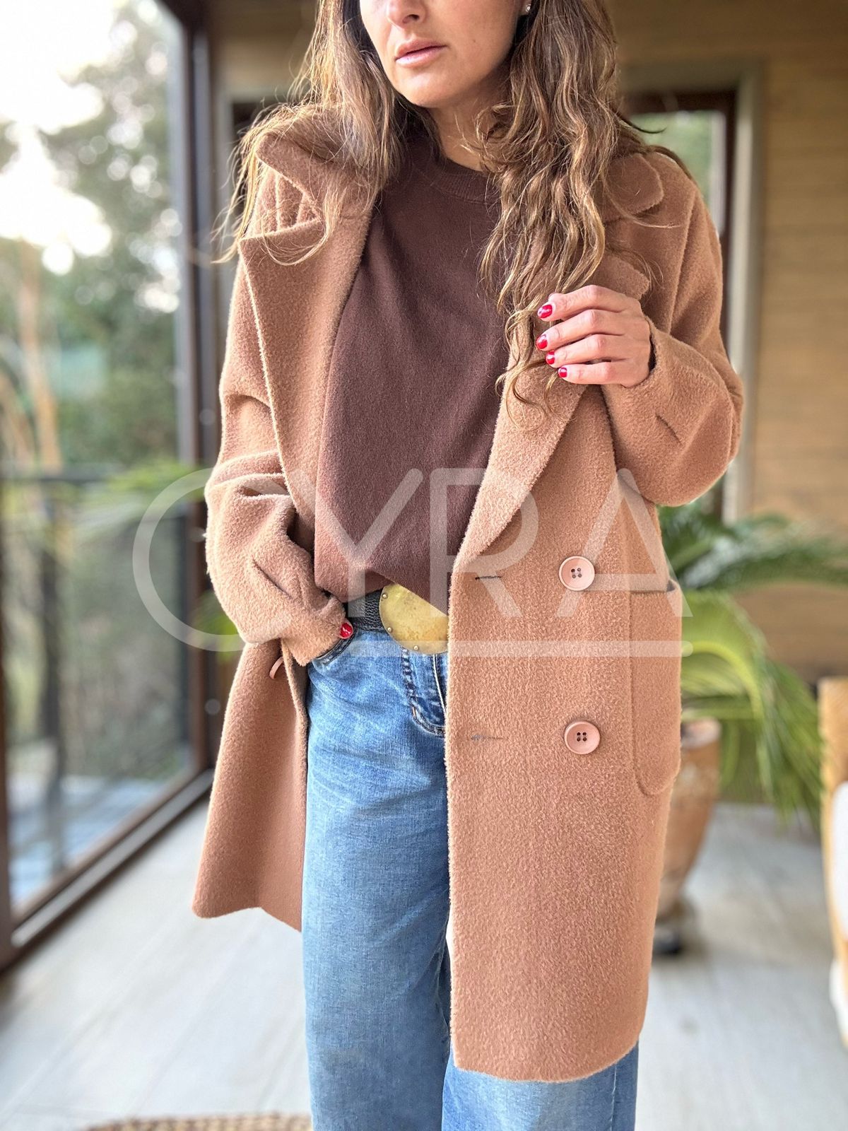 Abrigo Mariana Camel