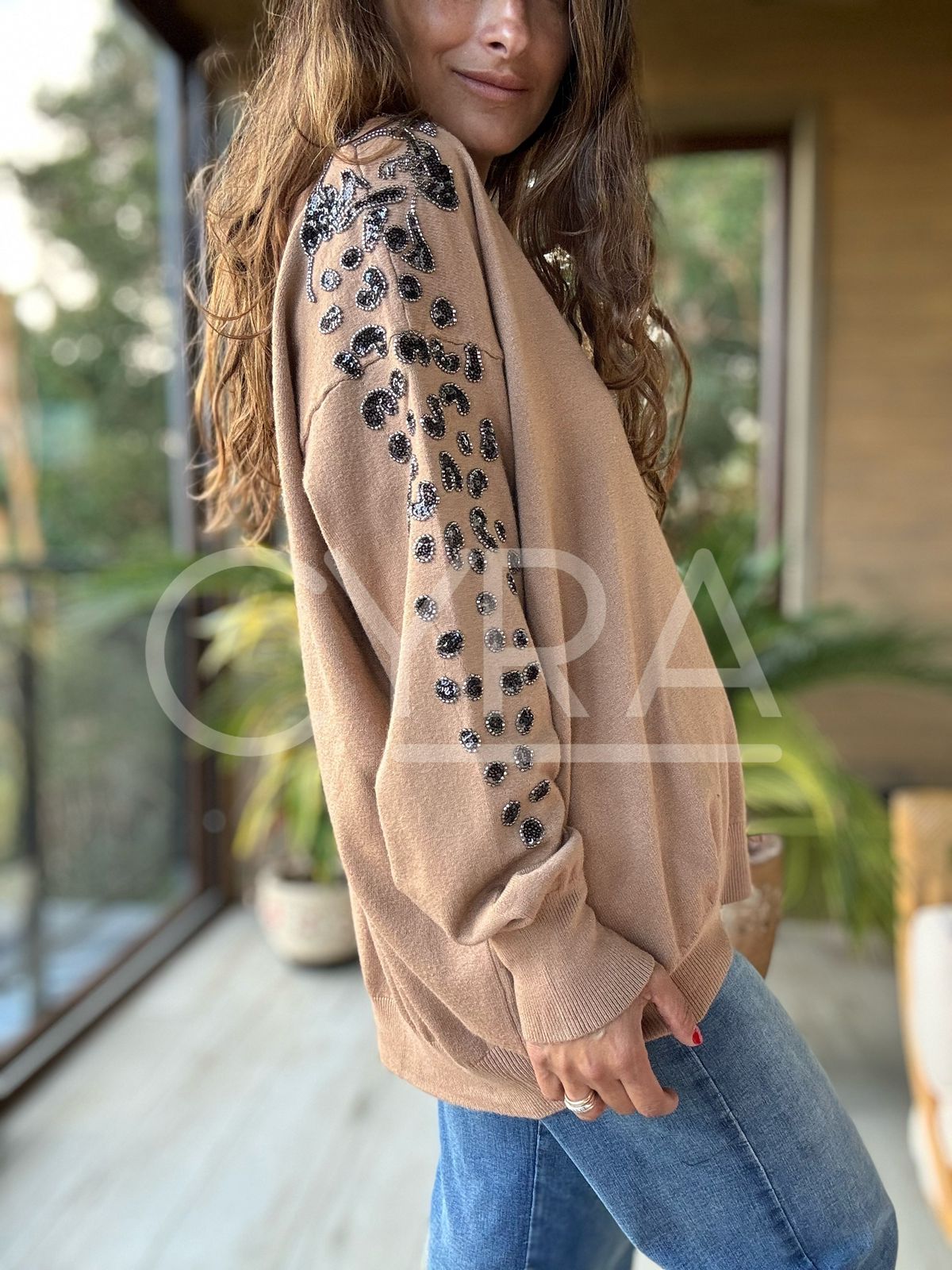 Chaleco Valentina Beige