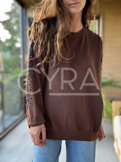 Chaleco Valentina Café