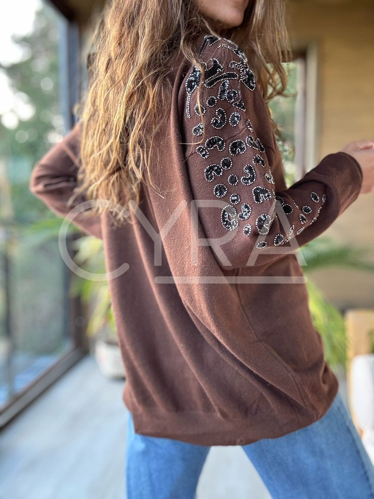 Chaleco Valentina Café