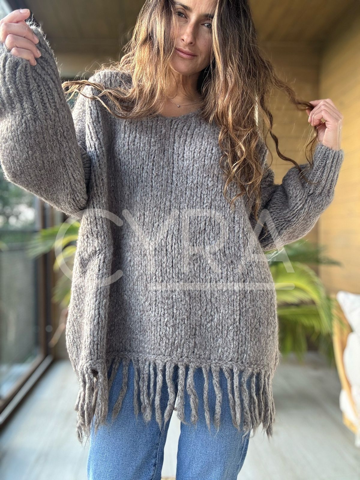 Chaleco Aurora Café