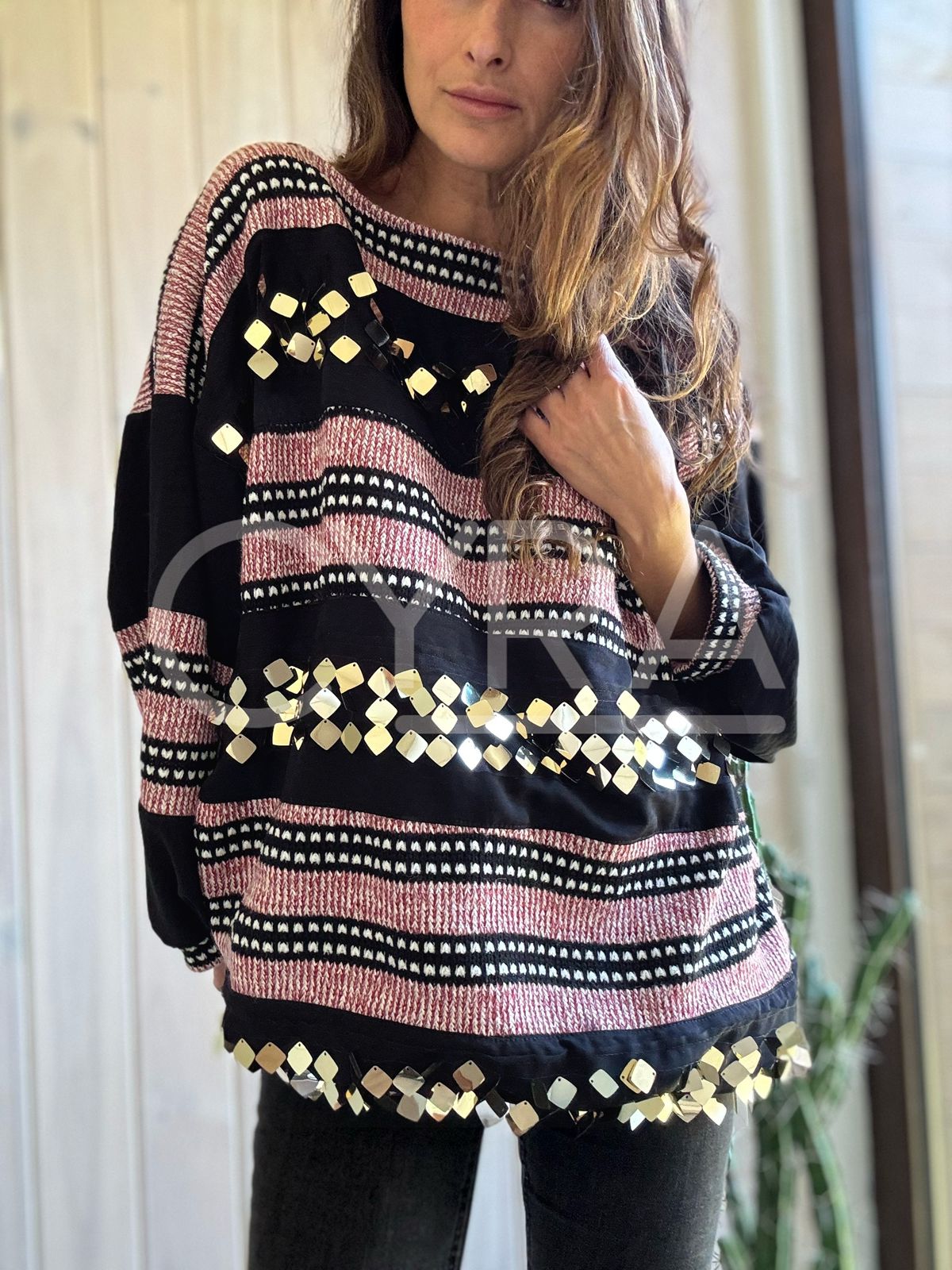 Chaleco lentejuelas (colección exclusiva CYRA)