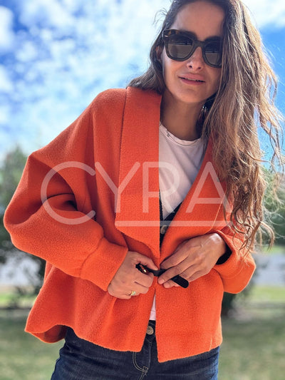 Abrigo Paris naranjo