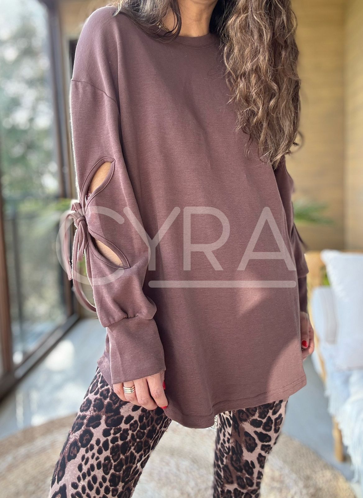 Polerón Azalea café