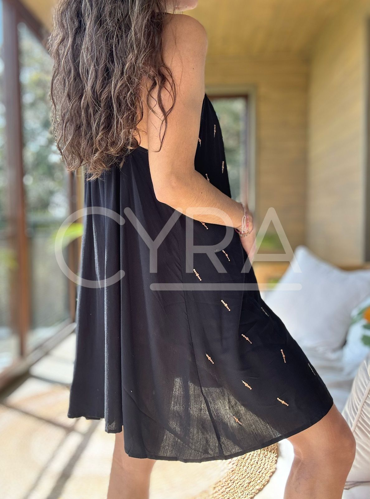 Vestido Portugal negro