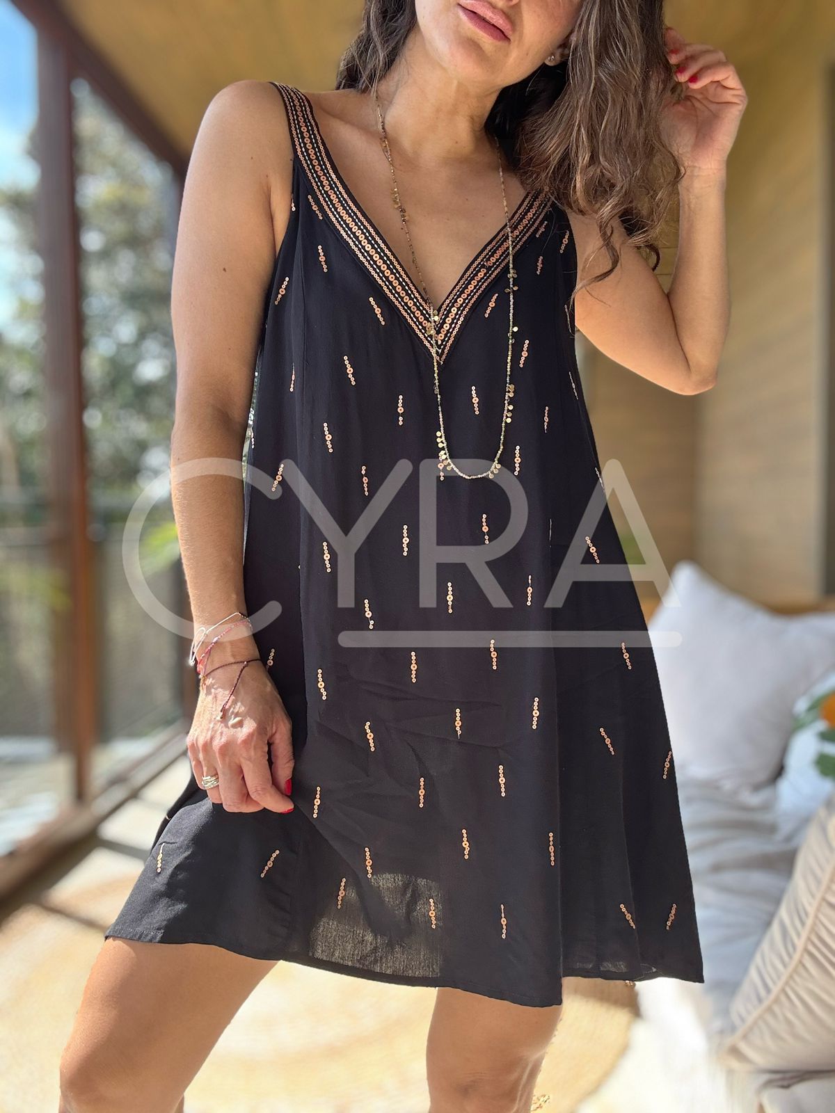 Vestido Portugal negro