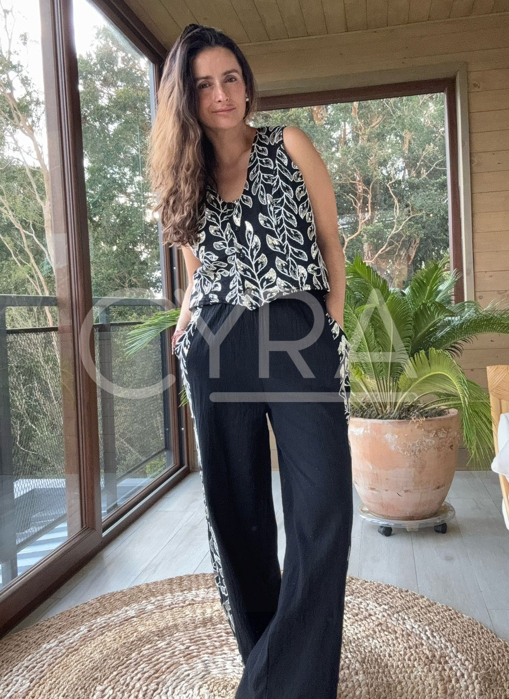 Conjunto Lía negro