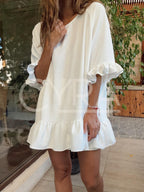 Blusón Blanco - Colección CYRA