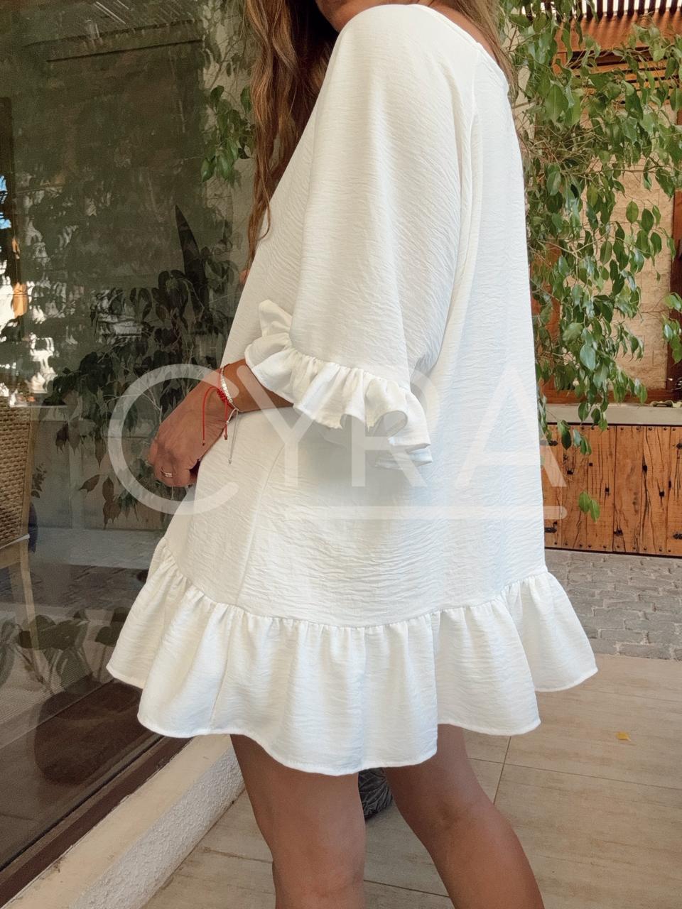 Blusón Blanco - Colección CYRA