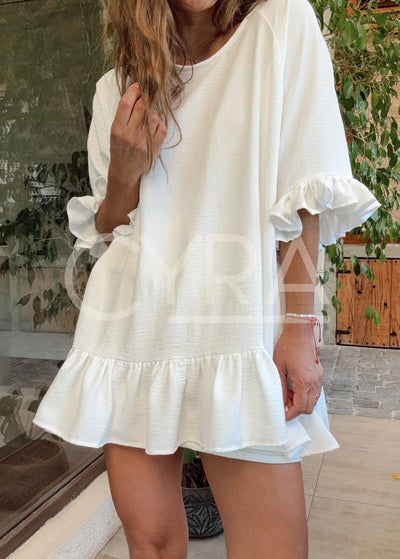 Blusón Blanco - Colección CYRA