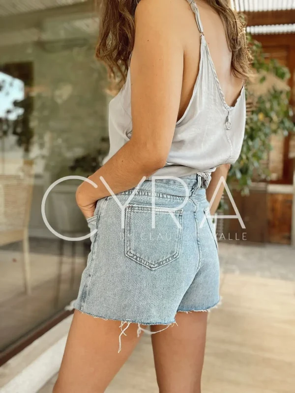 Falda Pantalón Jeans Botones - Imagen 3
