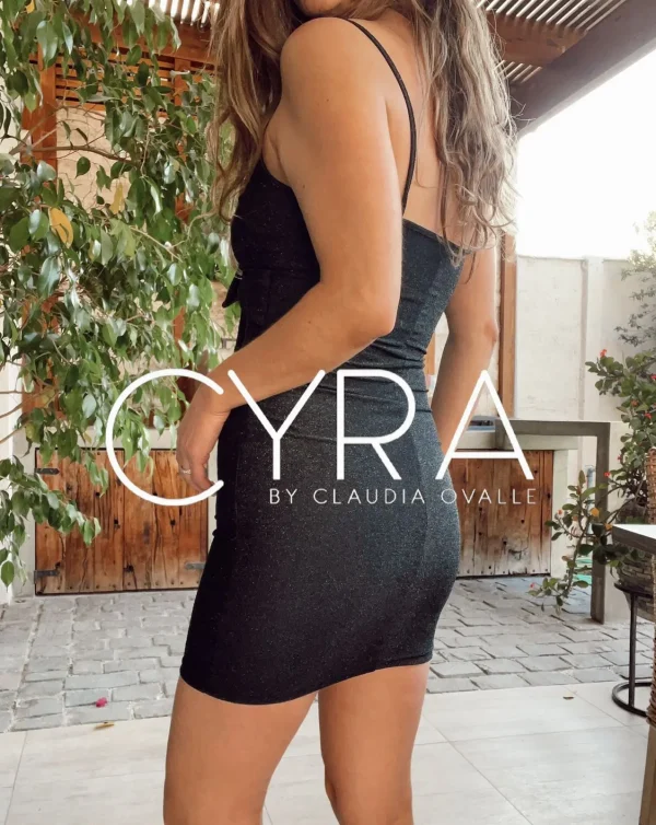 Vestido Glitter Nudo - Imagen 4