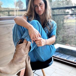 Bota Simona caramelo