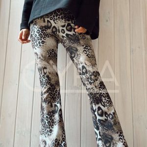 Calzas Flare animal print