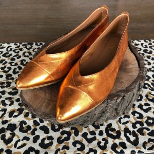 Ballerina naranjo metallic