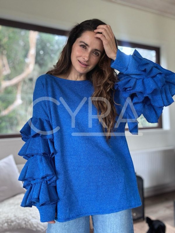Chaleco Gypsy Azul (colección exclusiva CYRA)