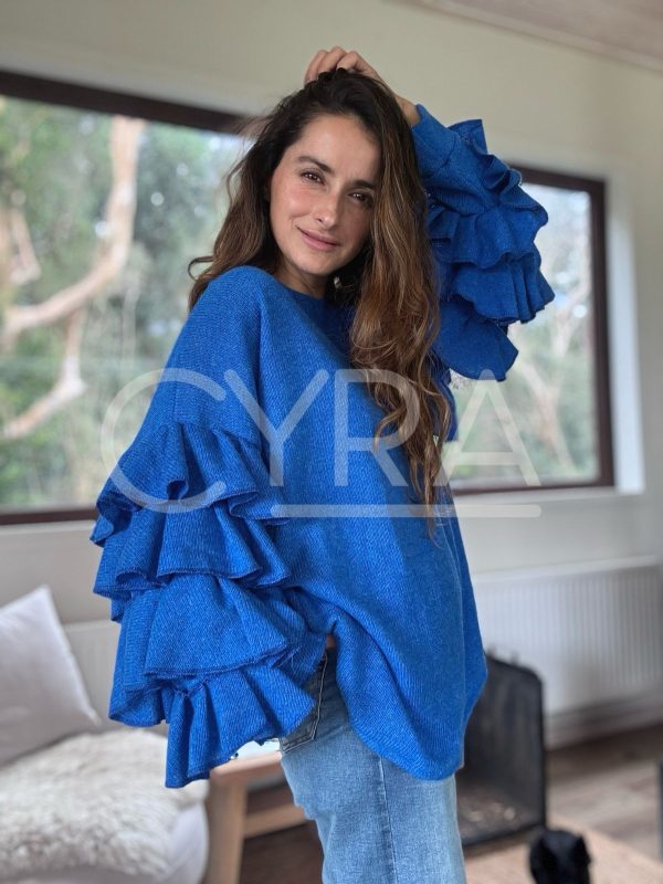 Chaleco Gypsy Azul (colección exclusiva CYRA) - Imagen 3