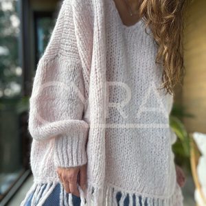 Chaleco Aurora rosado agua