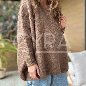 Chaleco Regina café