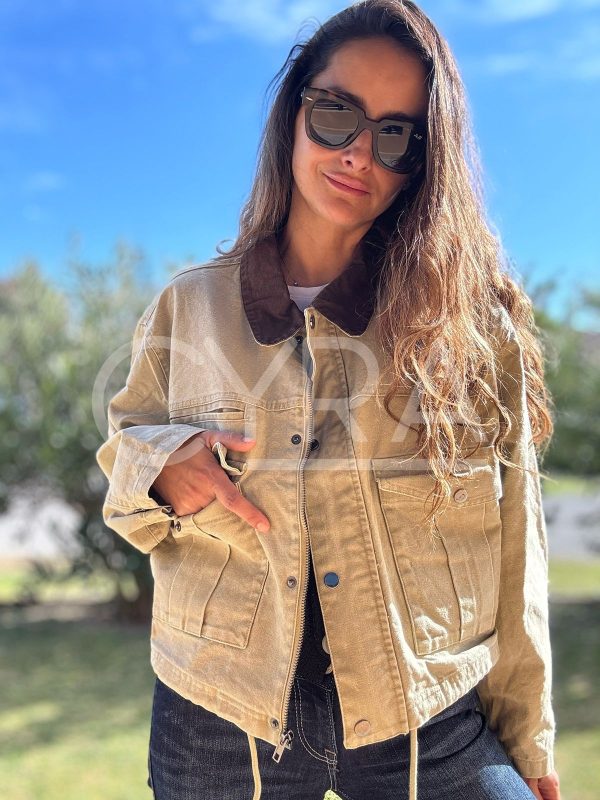 Chaqueta Aura beige