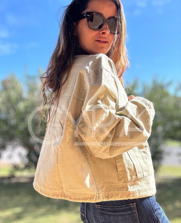 Chaqueta Aura beige - Imagen 4