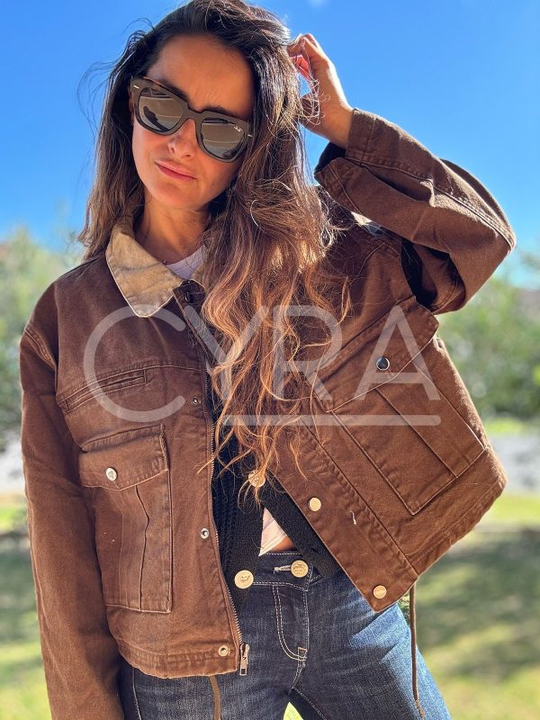 Chaqueta Aura café - Imagen 4