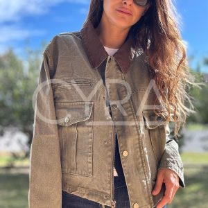 Chaqueta Aura verde
