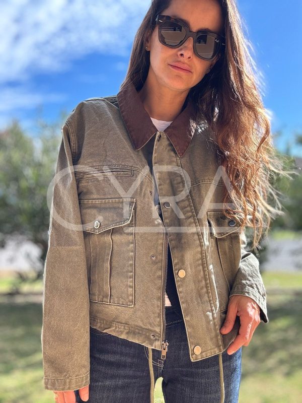 Chaqueta Aura verde