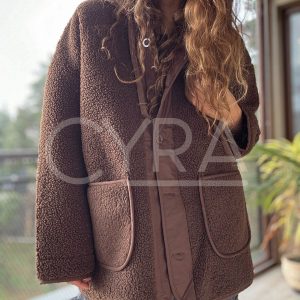 Abrigo teddy café
