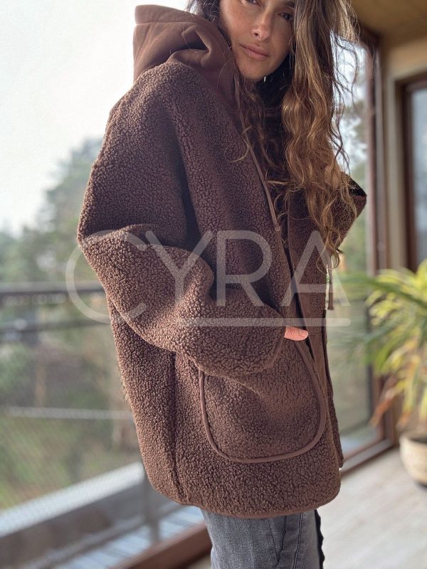 Abrigo teddy café - Imagen 2