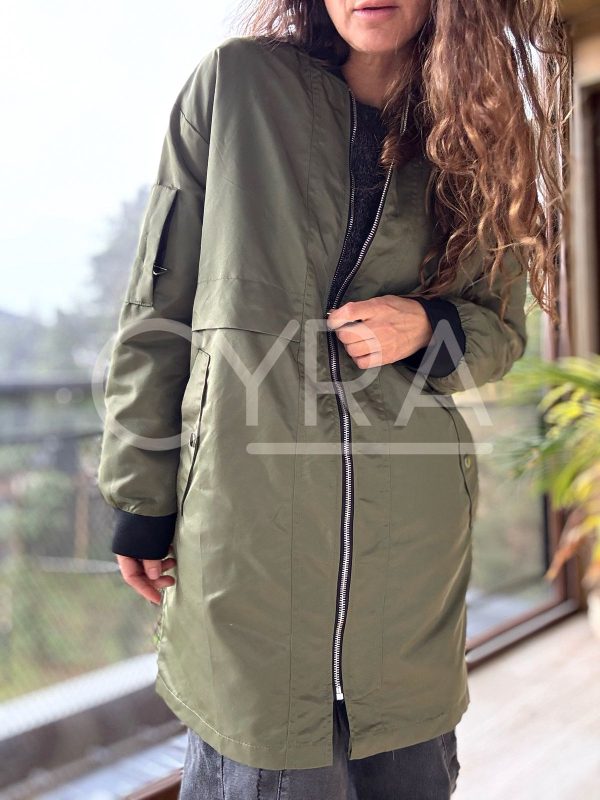 Impermeable Oportus verde - Imagen 3