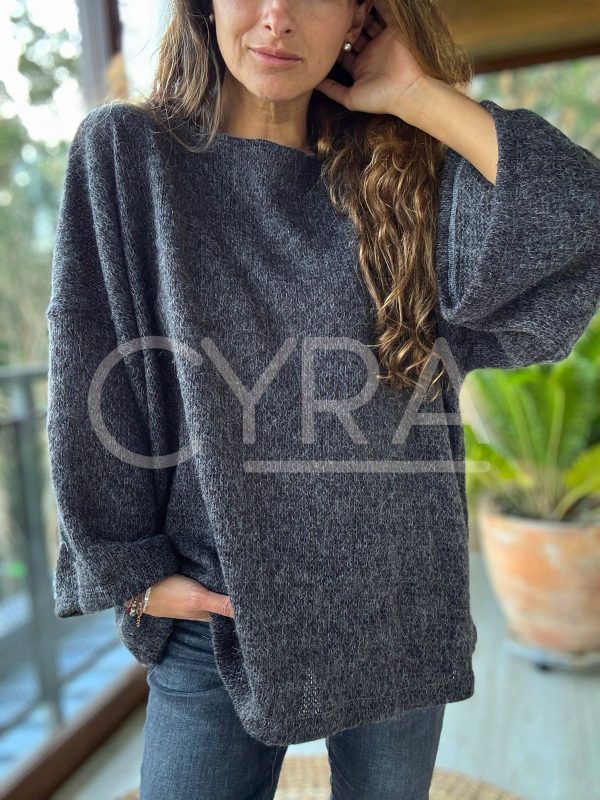 Chaleco Piera gris marengo - Colección CYRA