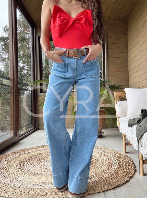 Jeans Filipa celeste